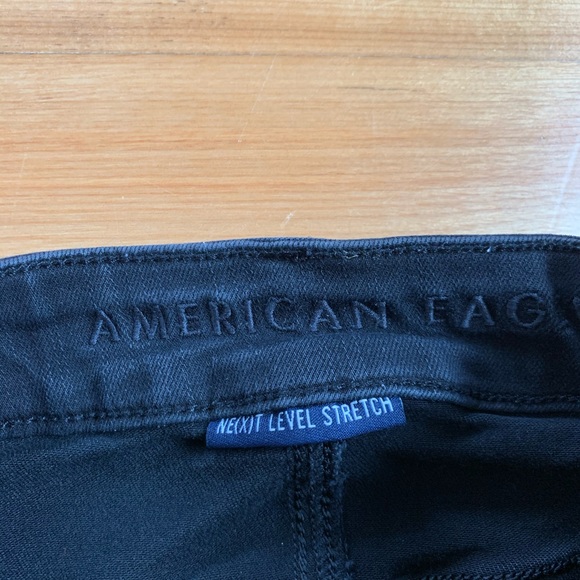 American eagle black ripped skinny jeans - Picture 2 of 4